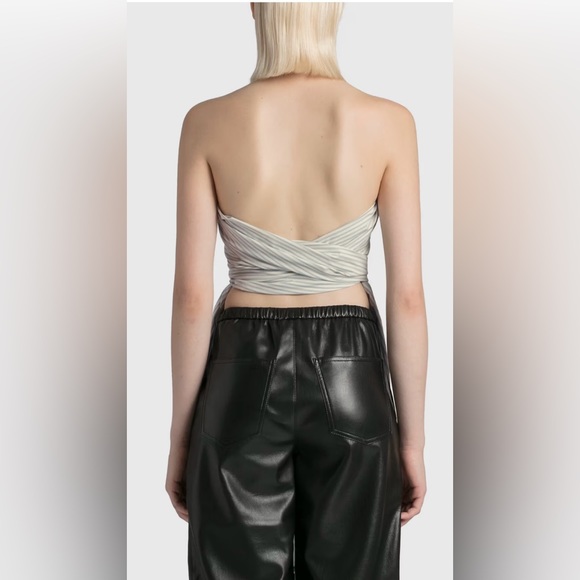 Striped Button-Up Women's Top - Picture 4 of 7